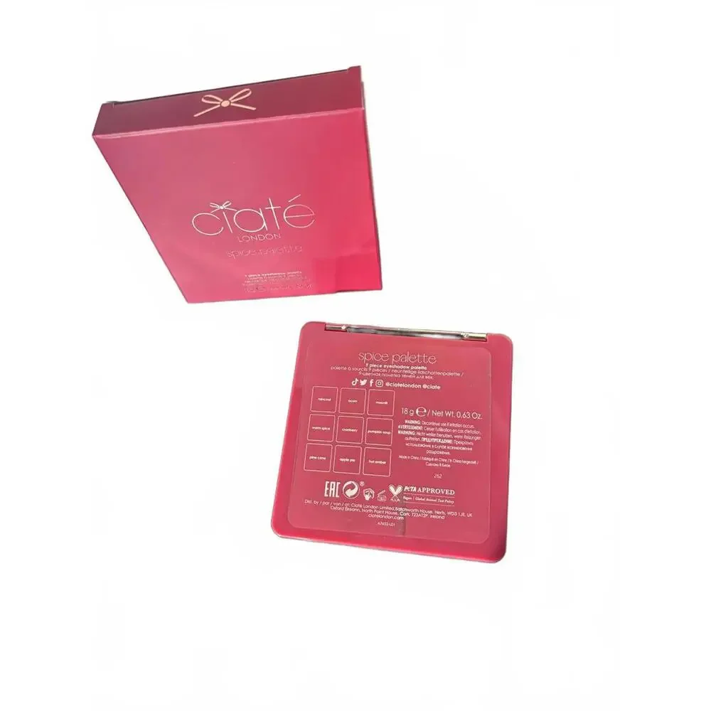 Ciate London Spice Vegan Eyeshadow Palette 9 Colors 18g / .63oz
